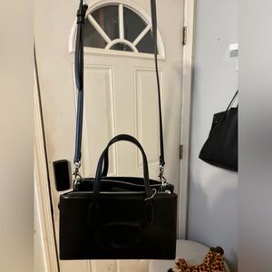 black coach crossbody purse